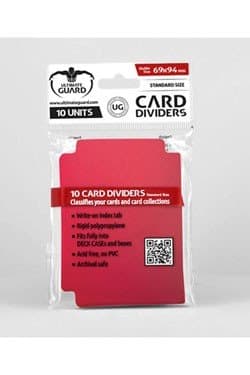 Ultimate Guard Card Dividers (Opdelere) Standard Size red (rÃ¸de) (10)