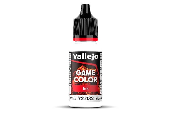 Vallejo Maling - Game Color: Ink - White - 18ml