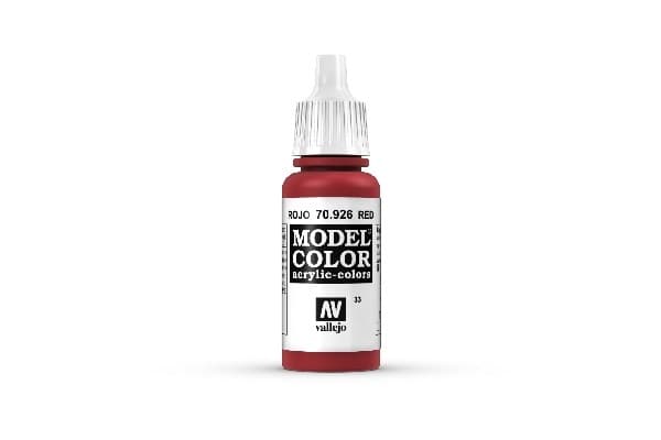Vallejo Maling - Model Color: Red - 17ml
