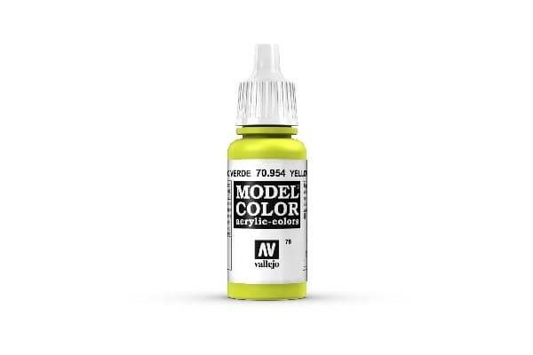Vallejo Maling - Model Color: Yellow Green - 17ml