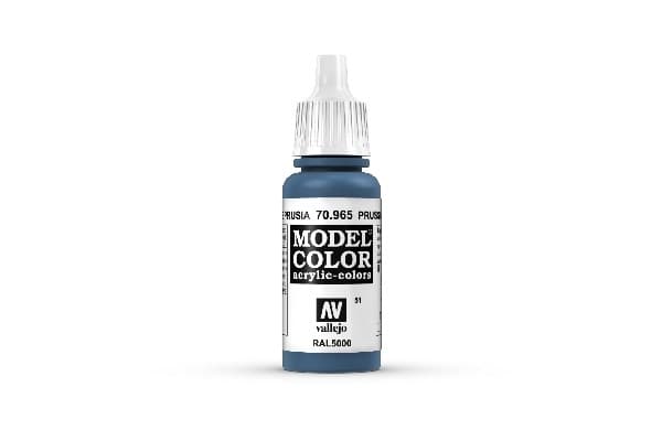 Vallejo Maling - Model Color: Prussian Blue - 18ml