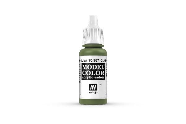 Vallejo Maling - Model Color: Olive Green - 17ml