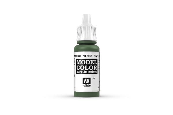 Vallejo Maling - Model Color: Flat Green - 17ml