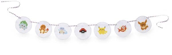 PokÃ©mon - Block Art Party (Generation 1 Kanto Starters) - Wall Banner