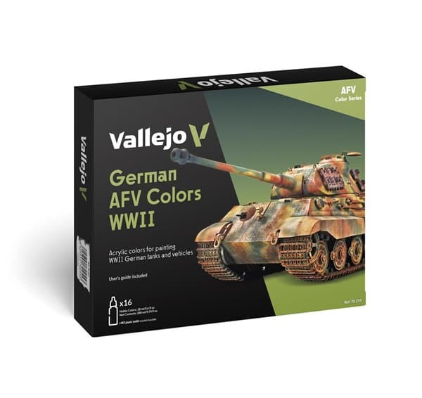 Vallejo Model Color: Paint Set - WWII German AFV Colors (16 colors)