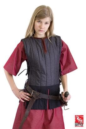 !Ready For Battle Padded Armour - Black - Medium/Large  - Live Rollespil
