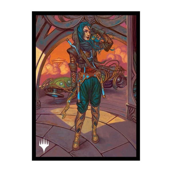 100 Lommer! Magic Aetherdrift: Sita Varma, Masked Racer (Borderless) - Matte Deck Protector Sleeves - Ultra Pro #38663