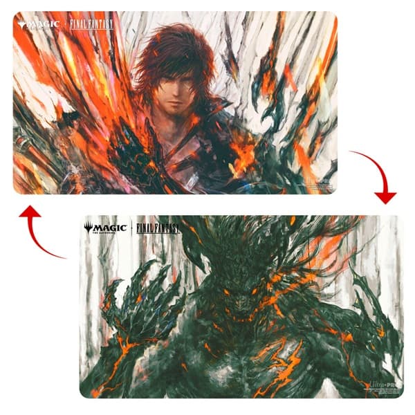 Magic 2-Sidet SpillemÃ¥tte Premium (Double-Sided Playmat) - Universes Beyond: Final Fantasy: Clive & Ifrit - Ultra Pro #38759