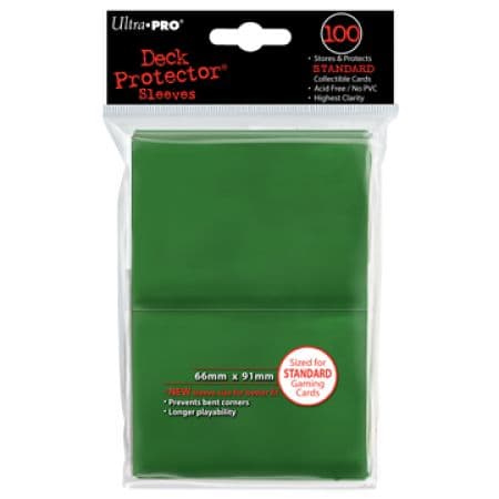 100 lommer - Ultra Pro - PRO-Gloss: Green (GrÃ¸nne) (HÃ¸j kvalitet) - Sleeves #82693