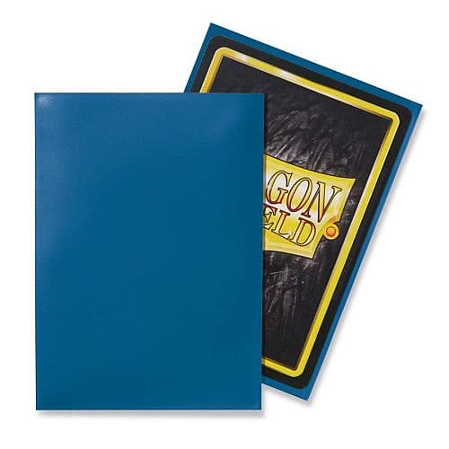 Dragon Shield Deck Protectors - Classic: Blue (BlÃ¥) - 100 lommer - Dragonshield - Sleeves #AT-10003