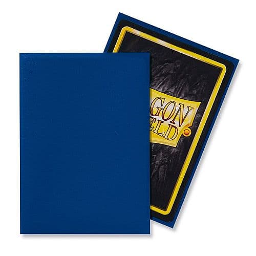 Dragon Shield Deck Protectors - Matte: Blue (BlÃ¥) - 100 lommer - Dragonshield - Sleeves #AT-11003