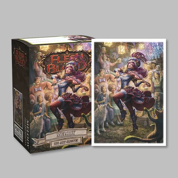 Dragon Shield Deck Protectors - Matte Art Sleeves: Flesh and Blood: Melody - 100 lommer - Dragonshield - Sleeves #AT-16089