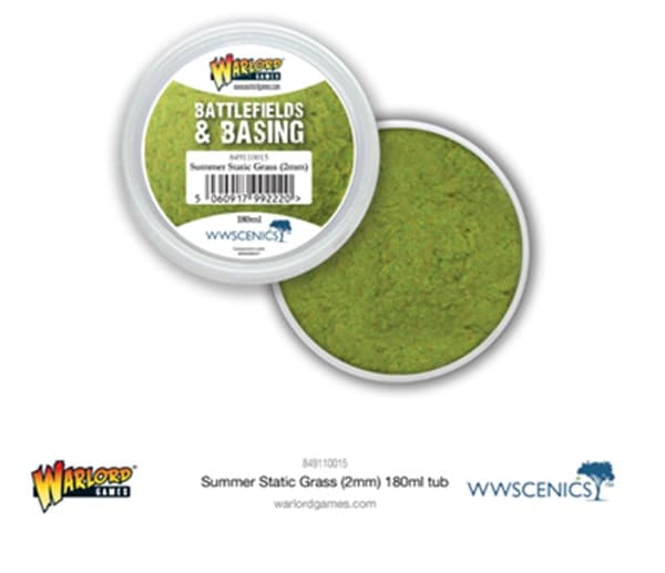 Warlord Scenics: Summer 2mm Static Grass (180ml)