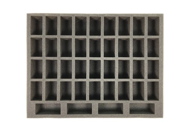 40 x 32mm Troop Foam Tray (BFL) 15.5W x 12L x 2H
