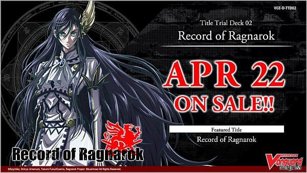 Cardfight!! Vanguard CCG D overDress Trial Title Deck: Record of Ragnarok - Engelsk DT Deck 02