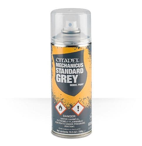 Citadel Primer Spray: Mechanicus Standard Grey (Citadel Base) - 8020999908506