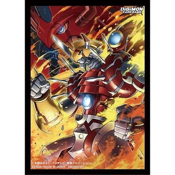 60 lommer! Digimon Card Game - ShineGreymon - Deck Protector Sleeves