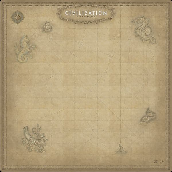 Sid Meier's Civilization: TilbehÃ¸r: A New Dawn 1-4 Player Gamemat (Playmat)