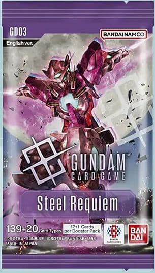 Gundam Card Game - GD03: Steel Requiem - Booster Pack