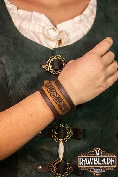 Aredel Leather Bracelet - Rawblade - One Size - Live Rollespils TilbehÃ¸r