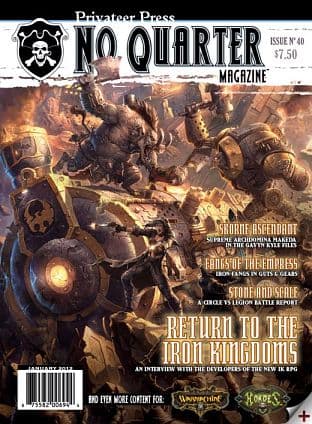 No Quarter Magazine Nr. 40 - Warmachine / Hordes (Privateer Press) PIP-NQ40 *Crazy tilbud*