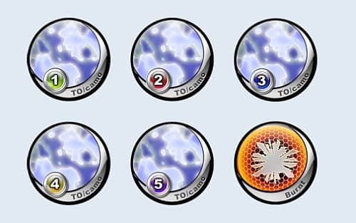 Tokens Pack TOCamo "Blue" (6) - MAS-P00041
