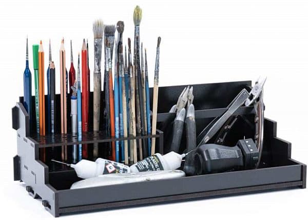 Kraken Wargames - Modular Painting Station (Black) - Colorshelf Tool Module