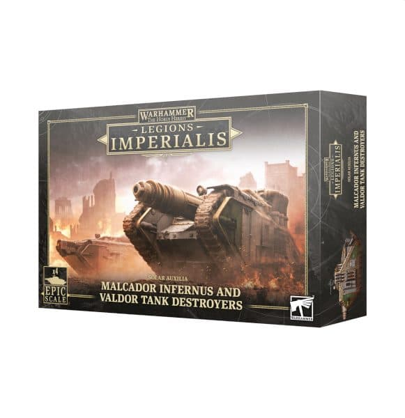 Legions Imperialis - Solar Auxilia - Malcador Infernus & Valdor Tank Destroyers - 99122605009