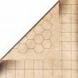 Battle Mat - Megamat - Reversible - 1,5" Squares & 1,5 " Hexes (34Â½" x 48" / 88 x 122cm) - CHX-97257