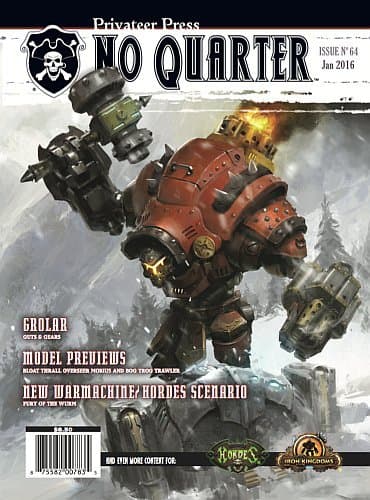 No Quarter Magazine Nr. 64 - Warmachine / Hordes (Privateer Press) PIP-NQ64 *Crazy tilbud*