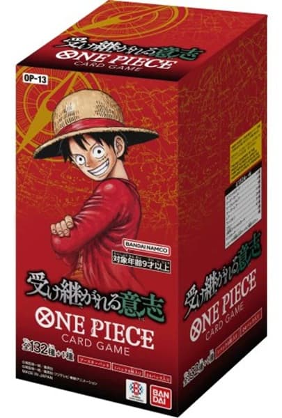 One Piece Card Game: Japanese OP13 Carrying on His Will - Booster Display (Box med 24 Pakker)