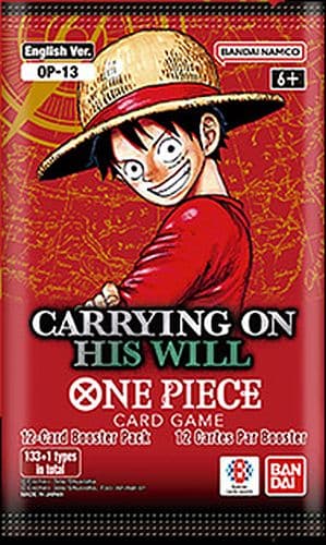 One Piece Card Game: OP13: Carrying On His Will - Booster Pack