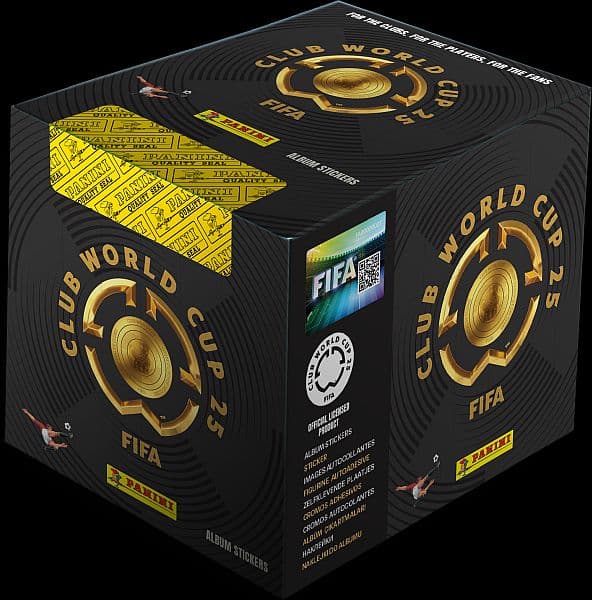 Panini Fodbold-Stickers/KlistermÃ¦rker: FIFA Club World Cup 2025 - Booster Display - 1 Box med 50 Pakker