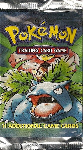 Pokemon - Base Set 1 Booster Pack - Venusaur Artwork