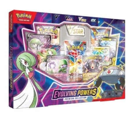 Pokemon  ex/VMAX Box: Evolving Powers Premium Collection (2023) (7 Boosters)