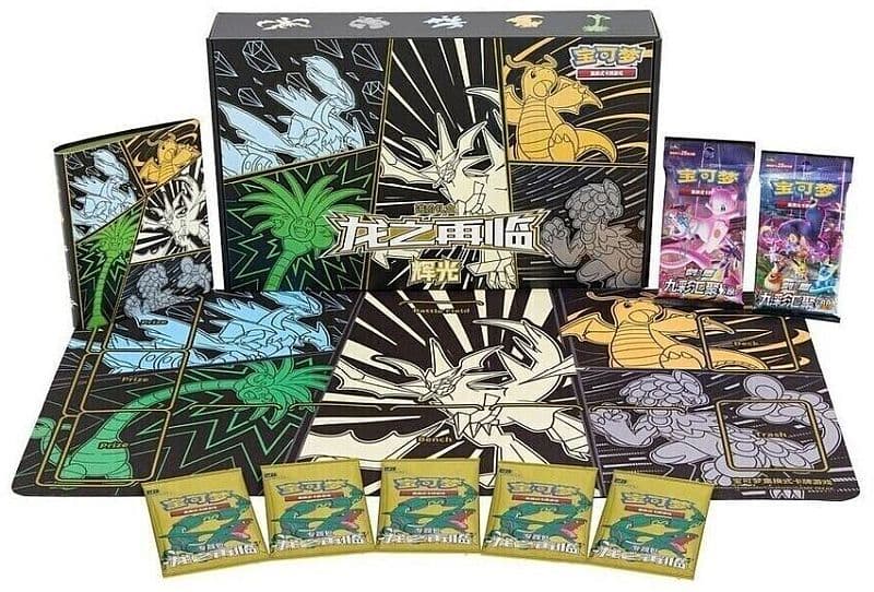 Pokemon Box (KINESISK/CHINESE) - Sword & Shield: Return of the Dragon Gift Box - Ultra Necrozma