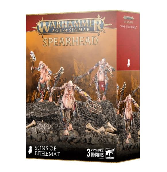 Spearhead: Sons of Behemat (Mancrusher Mob) - Begynderbox - 99120299118