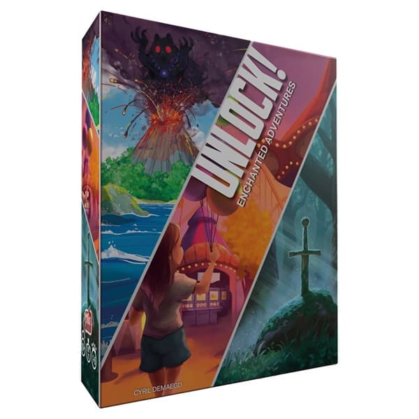 Unlock! 14: Enchanted Adventures (Engelsk) - Cooperative Escape Room Puzzle Card Game