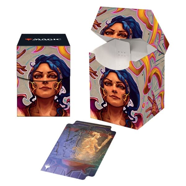 Deck Box 100+ - Magic - The Lost Caverns of Ixalan: V2 - Saheeli, the Sunâs Brilliance - Ultra Pro #38169