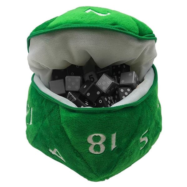 Dice Bag - D&D Dungeons and Dragons - D20: Green (GrÃ¸n) (Terningepose/Gamer Pouch) - Ultra Pro #15758