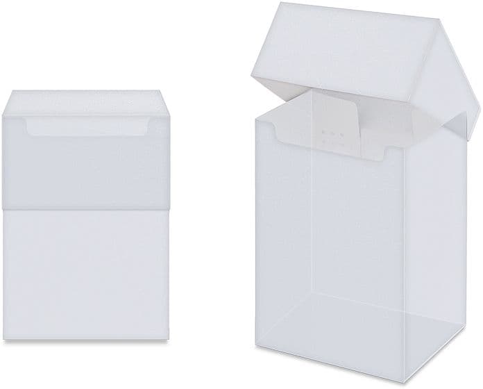 Deck Box - Solid Clear - Gennemsigtig - Ultra Pro #81454