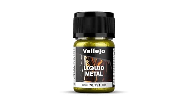 Vallejo Maling - Model Color: Liquid Gold - Gold (Alcohol Based) - 35 ml.