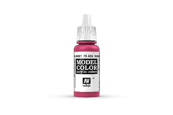 Vallejo Model Color â Sunset Red