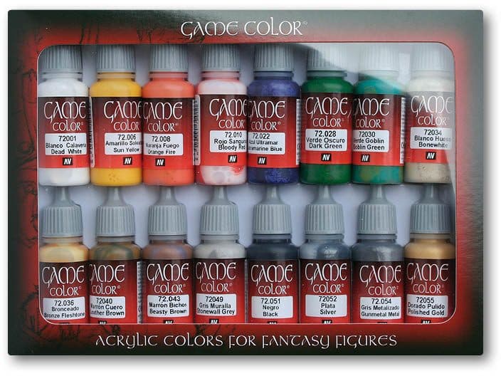 Vallejo Game Color - Paint set: Introduction Set (16 different colors)