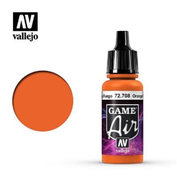 Vallejo Maling - Game Air: Orange Fire - 17ml