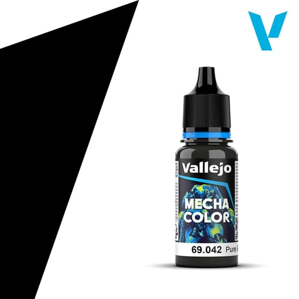 Vallejo - Mecha Airbrush Color: Pure Black - 18ml