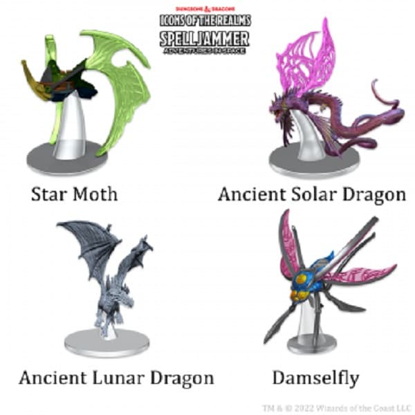 D&D - Fantasy Miniatures - Icons of the Realms: Ship Scale - Astral Elf Patrol #WZK96179