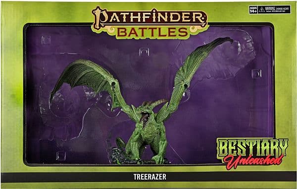 Pathfinder Battles:  Bestiary Unleashed - Treerazer (Green Dragon) Premium Set