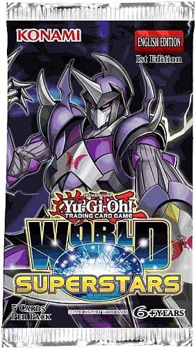 Yu-Gi-Oh! Booster Pakke World Superstars - Booster Display - Box med 24 Pakker