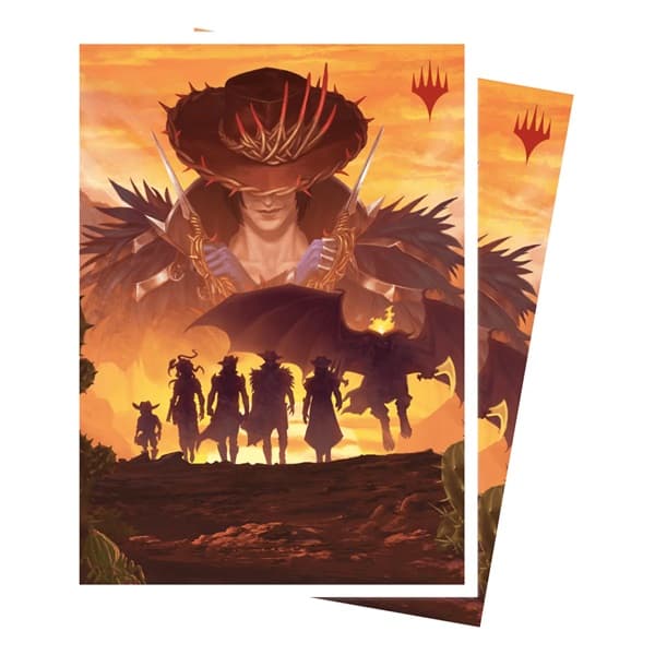 105 Lommer! Magic Outlaws of Thunder Junction: Z - Gang Silhouette - Matte Deck Protector Sleeves - Ultra Pro #38370